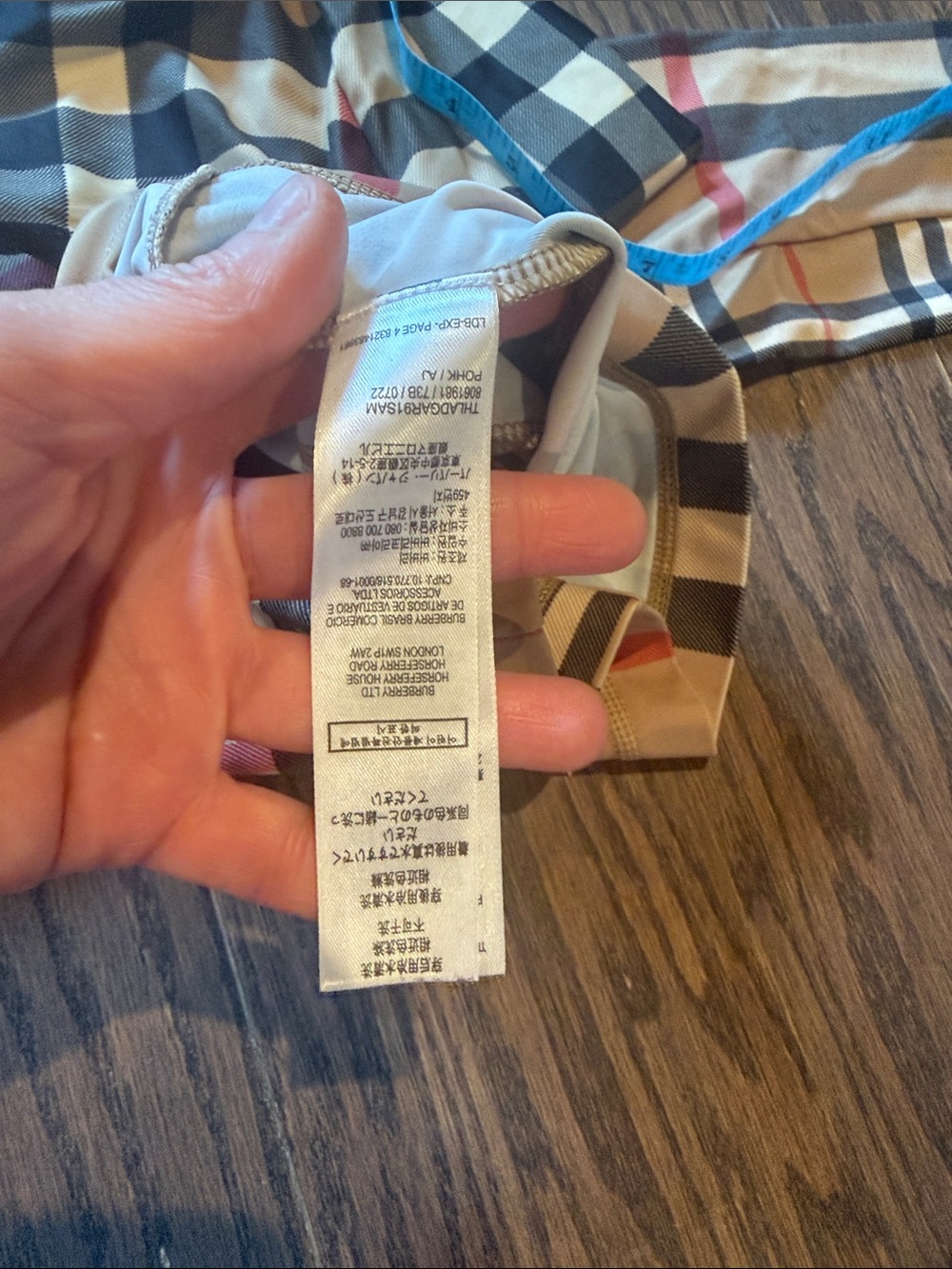 Burberry Beige, Black & Red Check Shirt - Picture 10 of 10